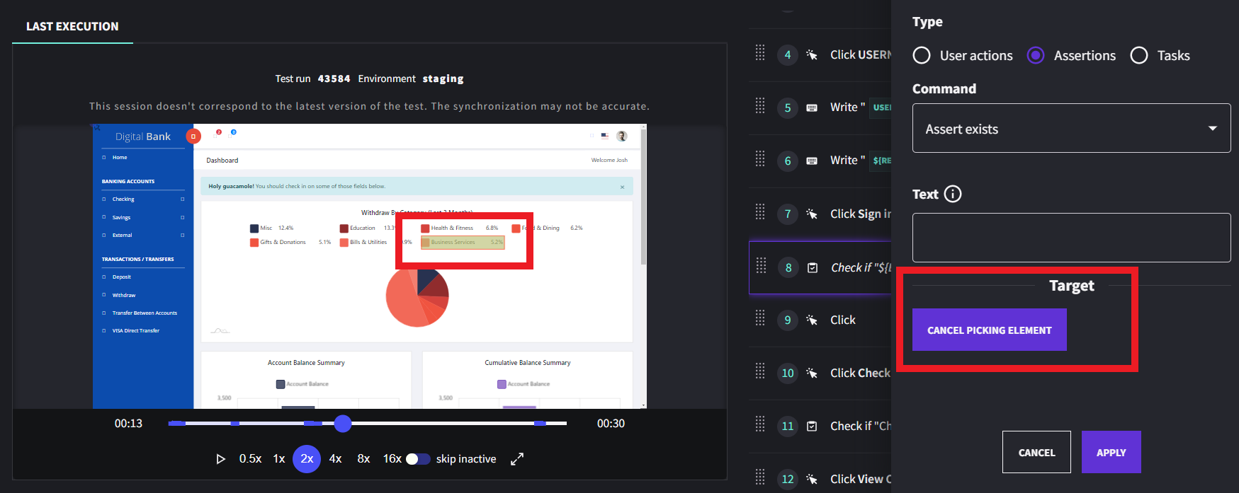 Click to view full size image Edit a Step