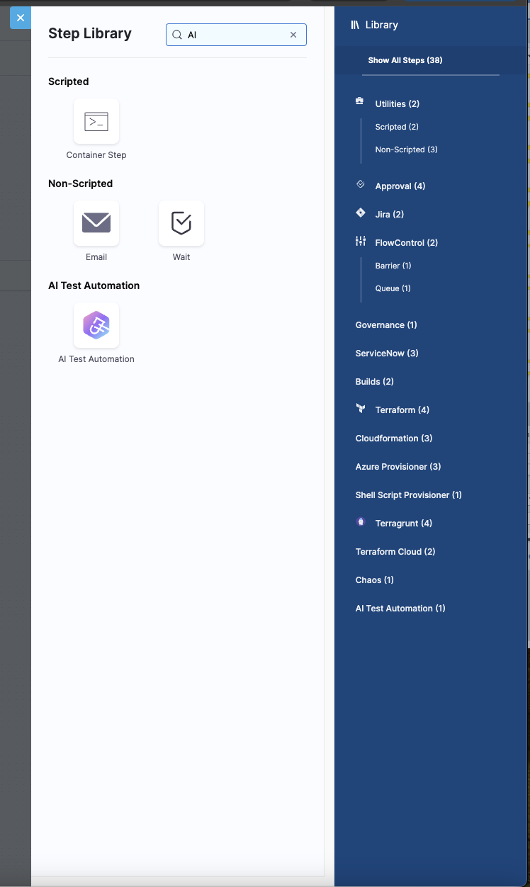 Click to view full size image Step Library